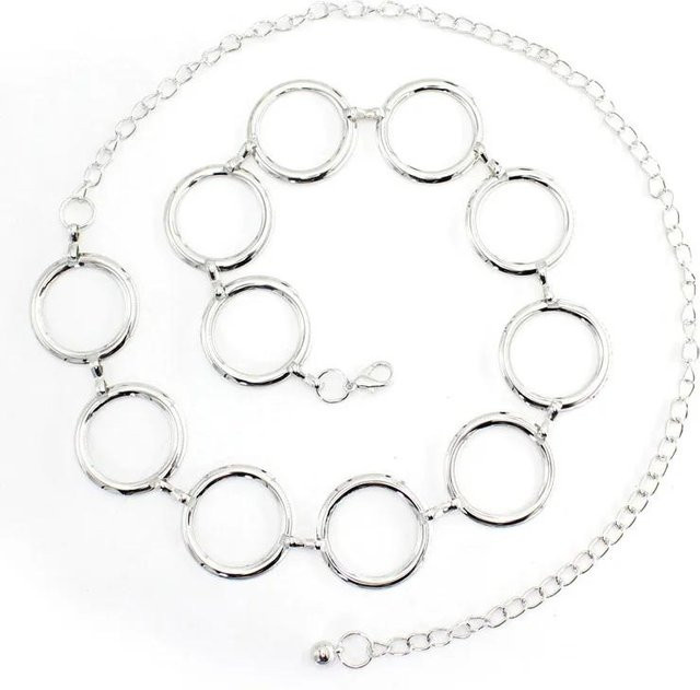 Ruidi bb Taillengürtel, Metall, weiß, Damen - Bild 1