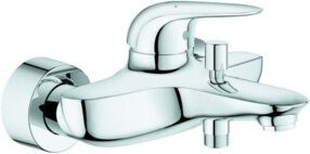 Grohe Eurostyle Wannen-Einhebelmischer in Chrom mit Metall-Hebelgriff zur Wandmontage - Bild 1