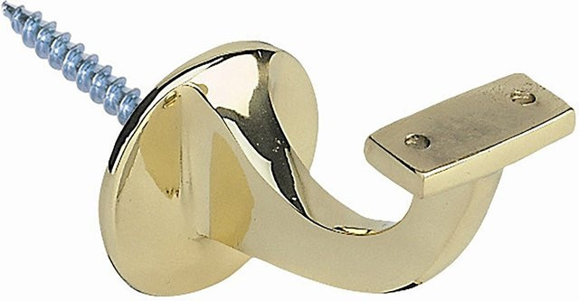 Dieda Handlaufkonsole aus Messing in Gold poliert, 2er Set - Bild 1