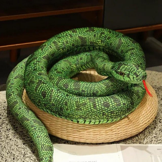 BC Pet Supplies Lange Goldene Python, Plüschtier, 1.6m, ab 14 Jahre - Bild 1