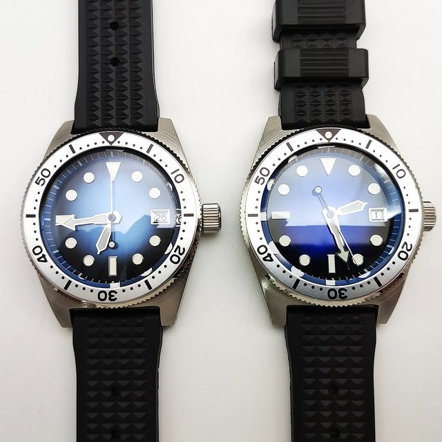 PARNSRPE Armbanduhr Edelstahl, Automatik, 38 mm, Herren, Blau - Bild 1