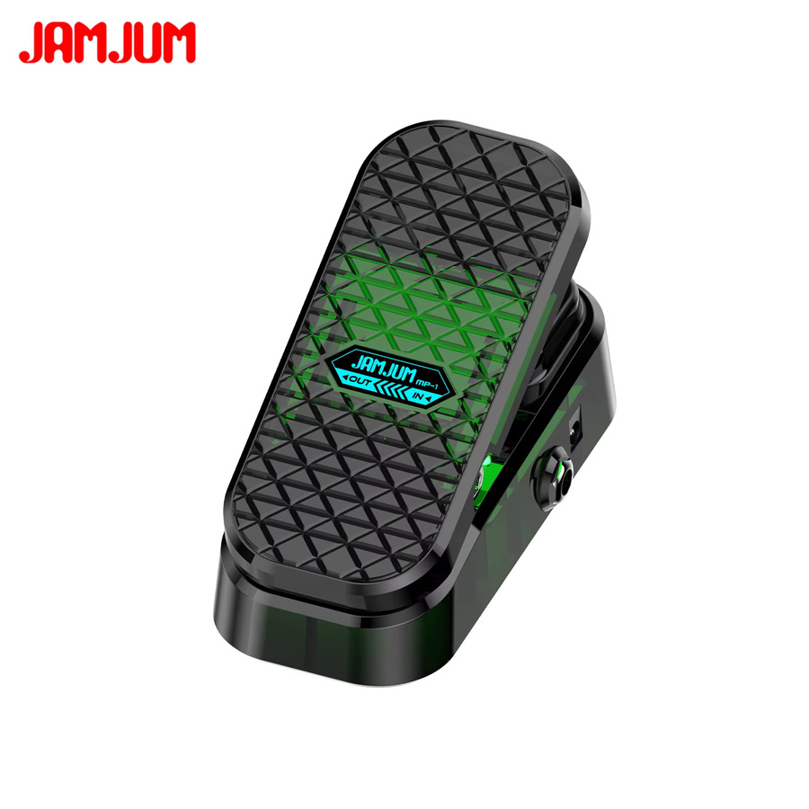 jamjum Wah-Volumenpedal mit leisem Schieberegler und rutschfestem Design in Schwarz für Gitarrenverstärker-Effekte - Bild 3