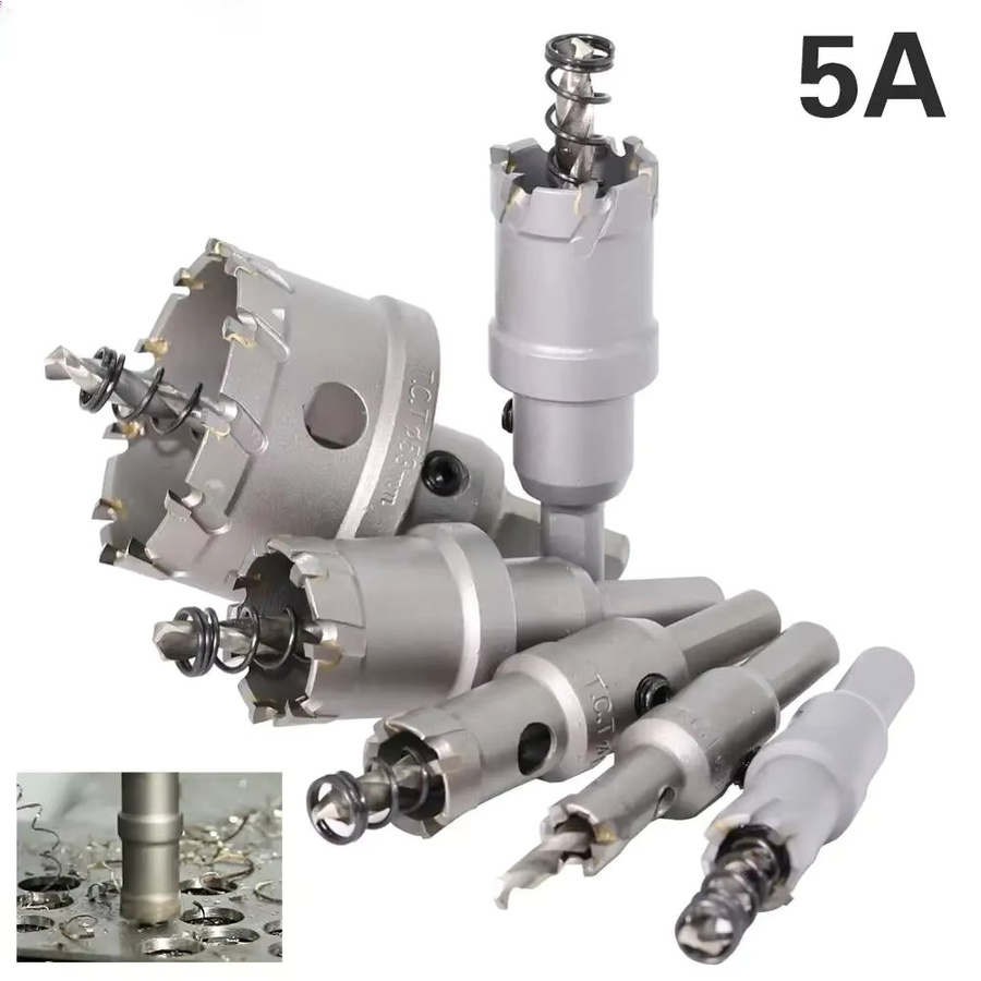 XUHAN TCT Lochsägen Set mit Hartmetallspitze für Edelstahl, Metall und Legierungen, Durchmesser: 12-150 mm - Bild 7