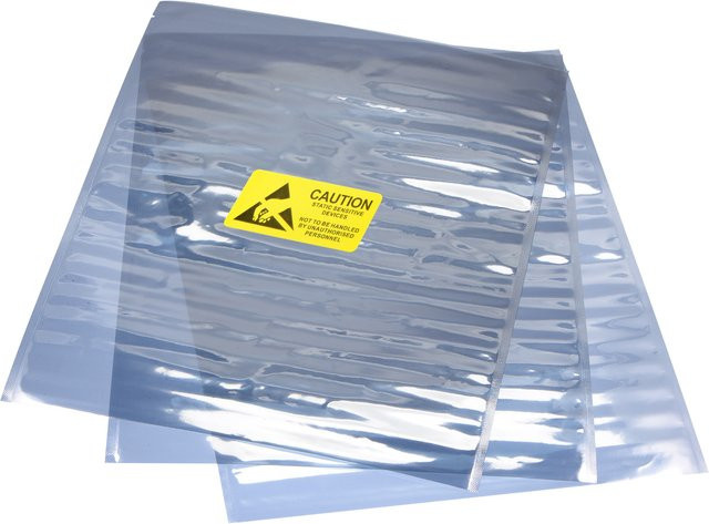 Uxcell Antistatische Abschirmbeutel Transparent mit Etiketten für elektronische Geräte, wiederverwendbar - Bild 1