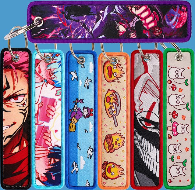 Bandai Schlüsselanhänger, Anime-Charakter Stickerei, Unisex - Bild 1