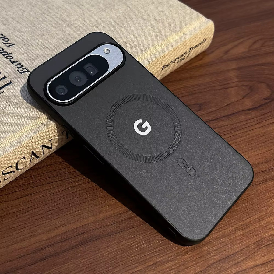 Original Business Leder Handyhülle mit Magnetfunktion für Google Pixel 11 10 9 8 Pro XL, Anti-Rutsch-Schutzhülle in Schwarz oder Grau - Bild 2