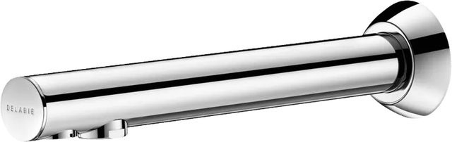 Delabie BINOPTIC Sensor-Unterputz-Waschtischventil in Chrom mit Auslauf L200 mm - Bild 1