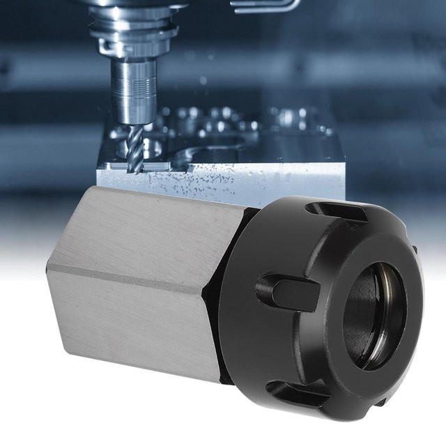 Koogeelife Sechskantspannzange aus Kohlenstoffstahl in Silber und Grau für CNC-Drehwerkzeuge ER253240ER40 - Bild 1