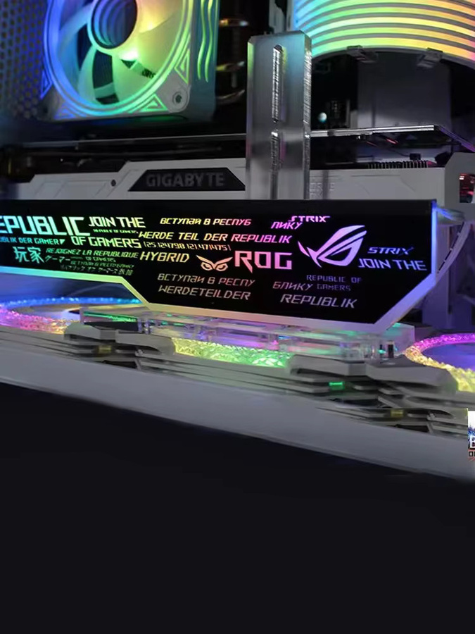 Flying Elephant MOD GPU-Halter für Grafikkarten wie 4090 und 5090 mit ARGB Sync, 5 V 3-polig - Bild 6