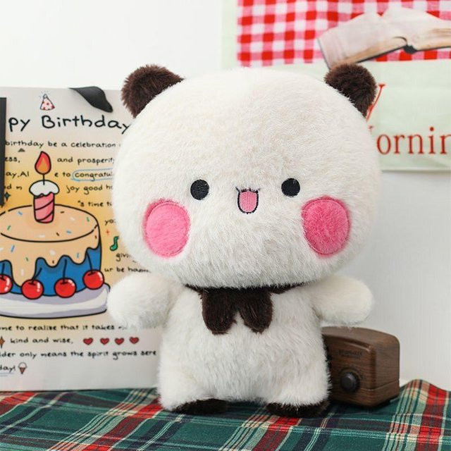 Yiran Health & Beauty Yi Er Bubu Panda Plüschtier, Plüschkissen, 35cm, ab 18 Jahre - Bild 1