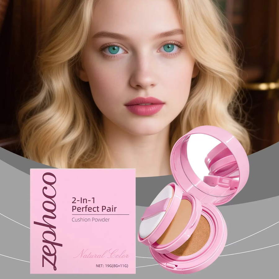 Zephoco Natural 2-in-1 Cushion Compact Foundation - Bild 2