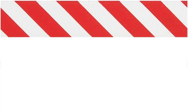 Rico Design Paper Poetry Satinband Streifen Rot-Weiß 16mm x 3m - Bild 1