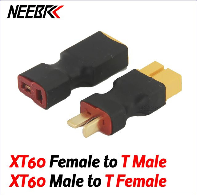 NEEBRC XT60 Stecker/Buchse auf T-Stecker/Buchse Konvertierungsadapter, Zubehör - Bild 1