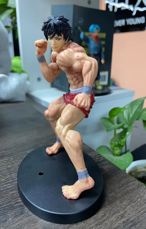 Bandai Baki die Grappler Hanma Baki und Hanma Yujiro Actionfiguren, PVC - Bild 6