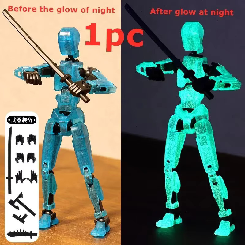Shapeshift-Roboter-Actionfigur, 3D-gedruckt, beweglich, Lila - Bild 2