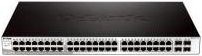 D-Link Web Smart Switch DGS-1210-52 in Schwarz mit 48 x 10/100/1000 Mbps Ports und 4 x Gigabit SFP, Rackmontierbar - Bild 1
