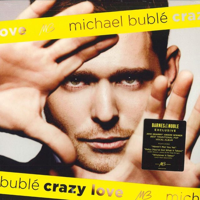 Michael Bublé Crazy Love LP Schallplatte von 143 Records in Gelb (Jazz, 2009) - Bild 1