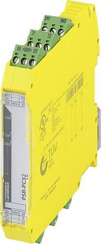 Phoenix Contact Sicherheitsrelais PSR-PC32-2NO-1NC-24-230UC-SP in Gelb, Betriebsspannung: 230 V/DC, 230 V/AC, Breite: 17,5 cm - Bild 1