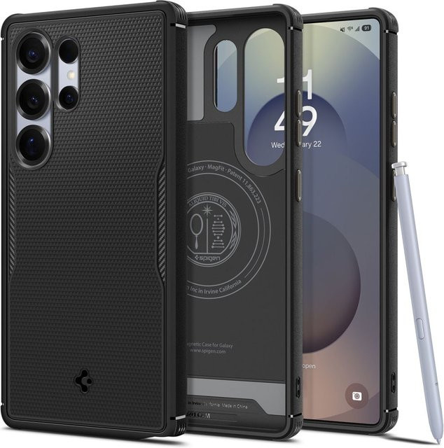 Spigen Mag Armor MagSafe Schutzhülle für Samsung Galaxy S25 Ultra S938 in Schwarz - Bild 1