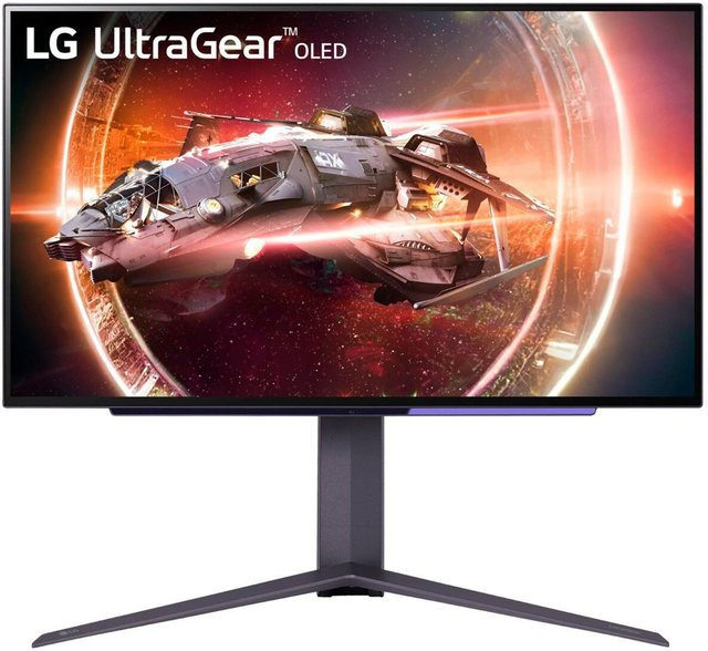 LG UltraGear 27GS95QX-B.AEU OLED Gaming Monitor, 26,5 Zoll, WQHD, 240 Hz, Schwarz - Bild 1