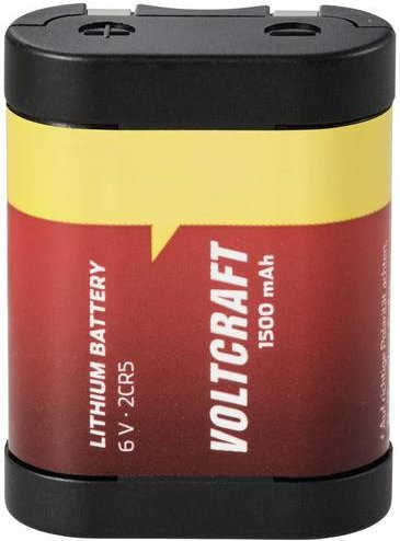 Voltcraft Fotobatterie 2CR5 Lithium Knopfzelle 6V 1500 mAh - Bild 1