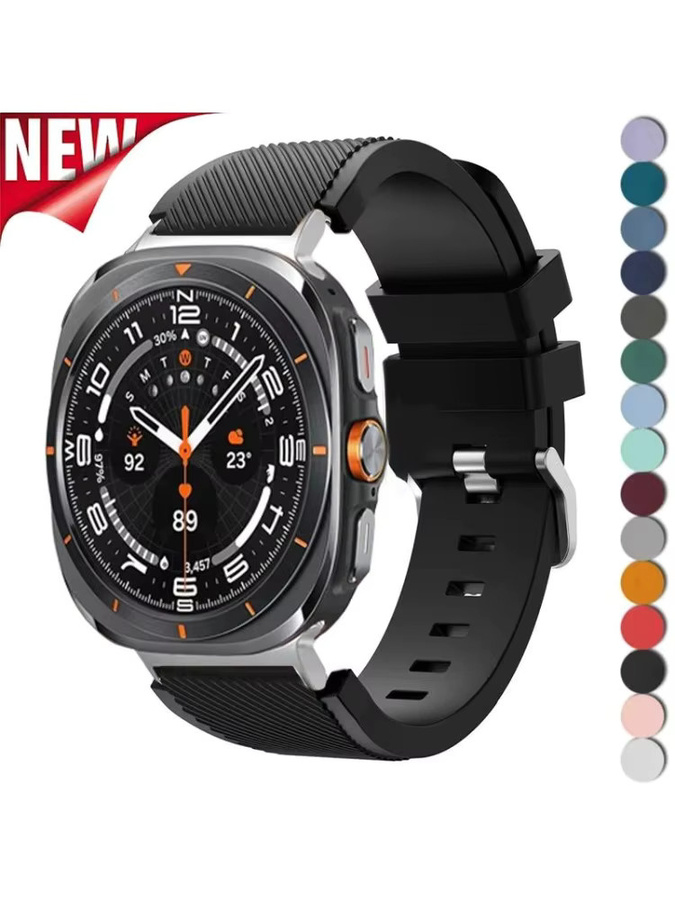 FancyWrist Uhrenarmband Silikon, Schwarz, Unisex - Bild 3