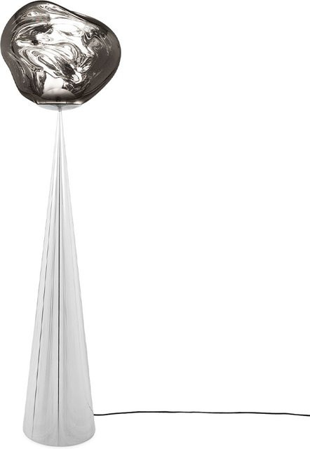 Tom Dixon Melt Cone Fat LED-Stehleuchte in Silber mit inklusivem LED-Leuchtmittel (3000K) - Bild 1