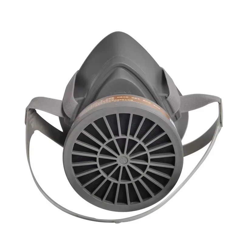 AnruiGe PROTECT Rauchschutz-Halbgesichtsmaske mit Aktivkohlefilter zum Schutz vor Giftgas und Chemikalien - Bild 2