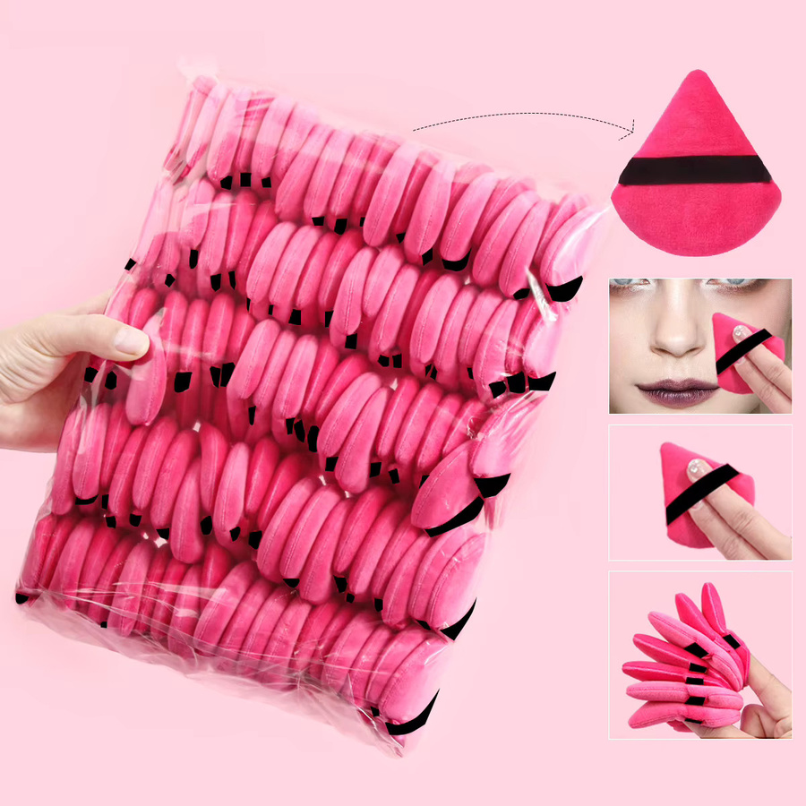 KOSSHOW Puderquaste, 100 Stück, Dreieck Make-up Puff - Bild 2