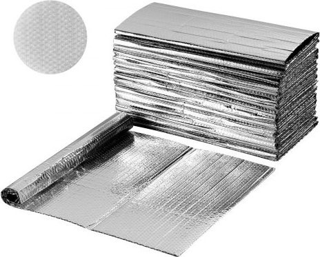 VEVOR Doppelseitige Aluminiumfolien-Isolierfolie Set, 16 Stück Silber, Wärmeschutz mit Luftblasen, B: 122 cm, B: 61 cm, Dicke: 6 mm - Bild 1