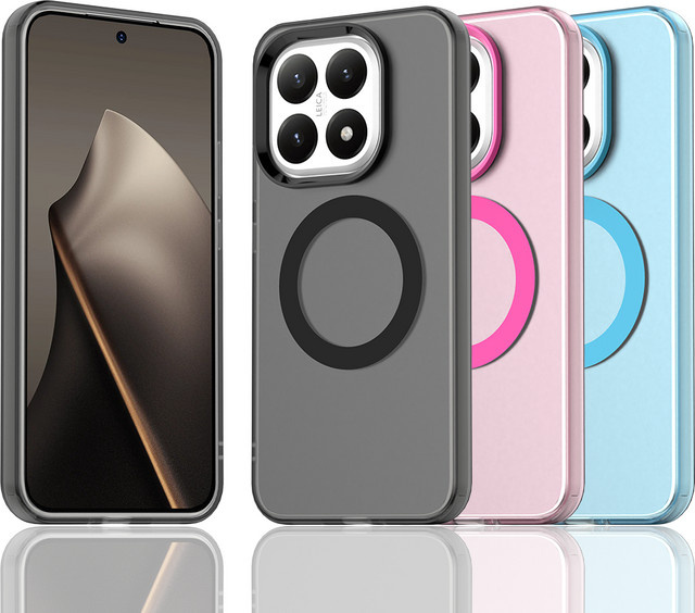 Magnetische transparente Schutzhülle für Xiaomi 15T 14T Pro und Mi 17 Pro Max in Candy-Farben - Bild 1