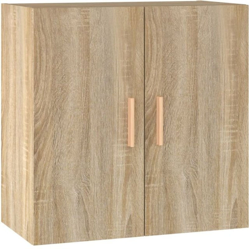 Wandschrank Vidaxl in Sonoma-Eiche Natur, Skandinavischer Stil aus Holzwerkstoff mit Drehtüren, B/T/H: 60 x 30 x 60 cm - Bild 1