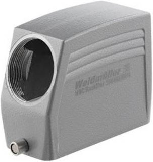 Weidmüller Steckergehäuse HDC 40D TSLU 1M40G in Grau aus Edelstahl - Bild 1