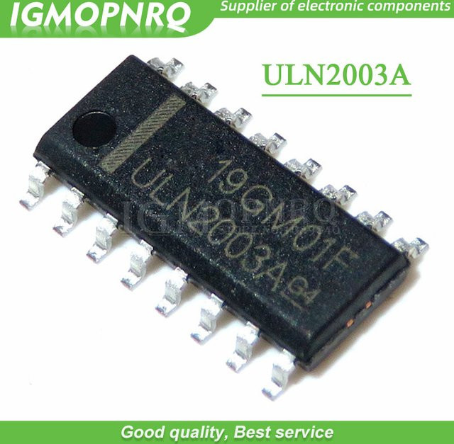 100 Stück ULN2003ADR IC SOP16 SMD in Schwarz - Bild 1