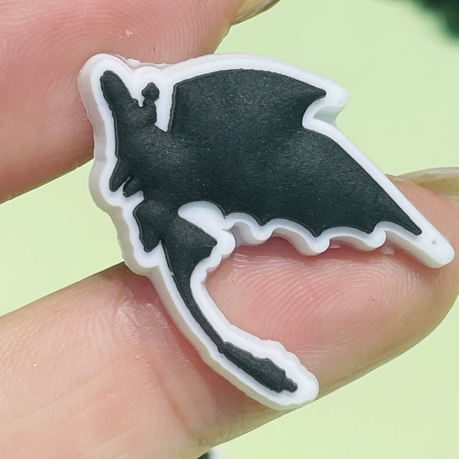 Potdemiel Charms, Drachen Zahnlos Cartoon, PVC, Kinder - Bild 3