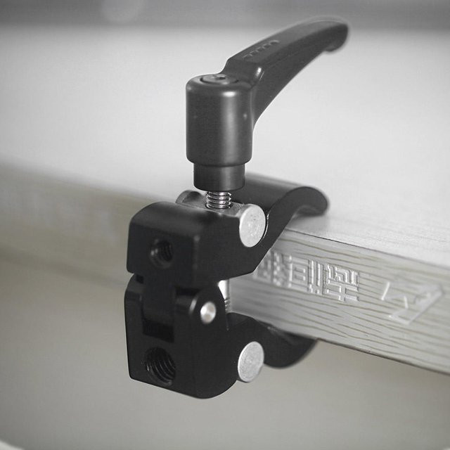 Meterk Kamera-Reibungsarm Krabbenzange Clip in Schwarz, Breite: 4,9 cm - Bild 1