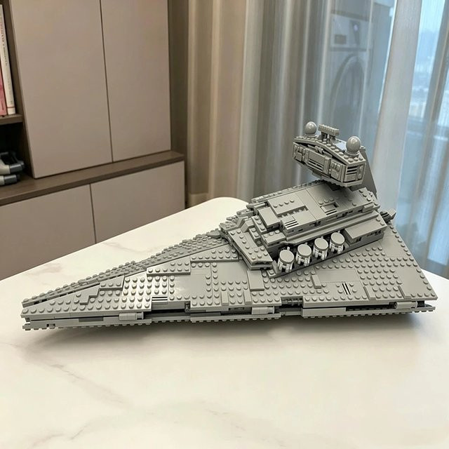 Star Wars Interstellar Conflict Imperialer Sternenzerstörer, Baustein-Modell, 1.555 Teile - Bild 1