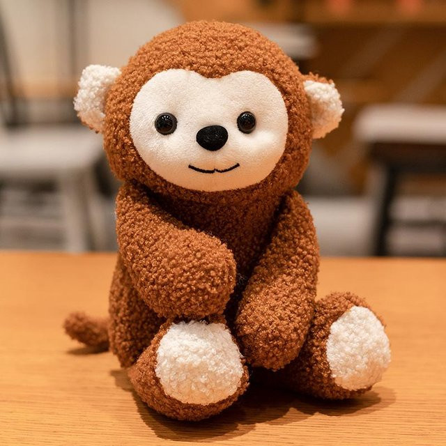 Pangcangshu Teddybär Affe Löwe Hase, Plüschtier, 35cm, ab 14 Jahren - Bild 1