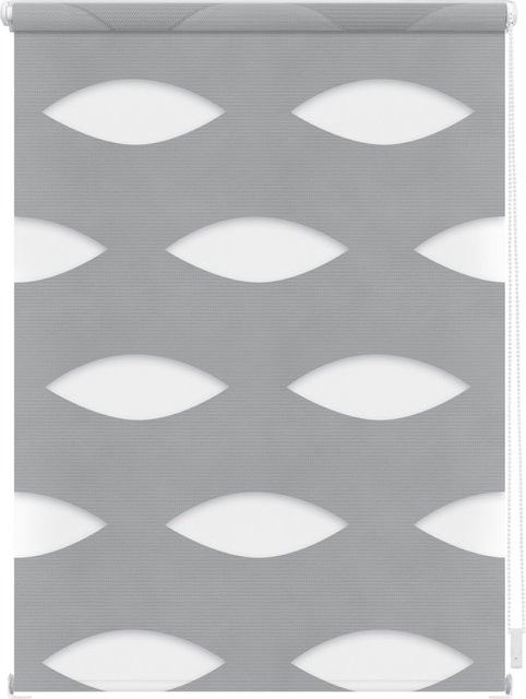 Lichtblick Duo Rollo Ellipse Klemmfix Day Night Graphic ohne Bohren - Bild 1