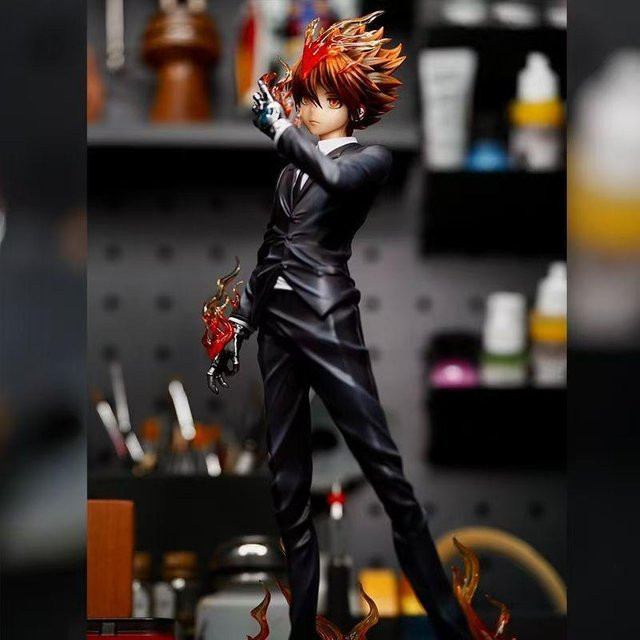 Yiran toy 1 HITMAN REBORN! Sawada Tsunayoshi 1/6 Modell Statue mit Flammeneffekt - Bild 1