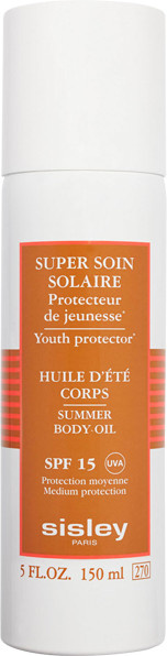 Sisley Super Soin Solaire Huile d'été Körperöl, LSF 15, Vitamin-E-Acetat - Bild 1