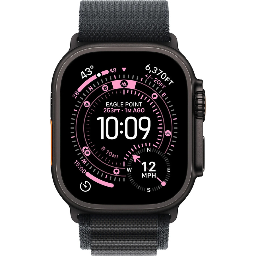 Apple Watch Ultra 3 Smartwatch, Titan, 49 mm, Schwarz, GPS + Cellular, Unisex - Bild 2