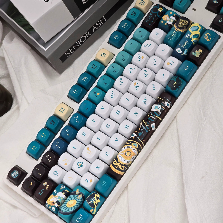 Honkai Star Rail Aventurin PBT Dye-Sub Tastenkappen Set in Multicolour für ANSI Tastaturen (61, 68, 87, 104, 108 Tasten) - Bild 4