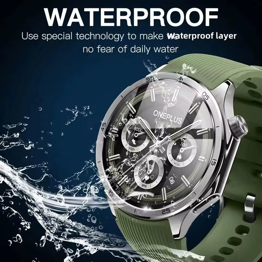 3–5 Stück Displayschutzfolie für OnePlus Watch 3 aus gehärtetem Glas, transparent, kratzfester Ultra-HD-Schutz - Bild 3