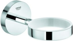 Grohe BauCosmopolitan Halter für Glas und Seifenspender oder Seifenschale in Chrom - Bild 1