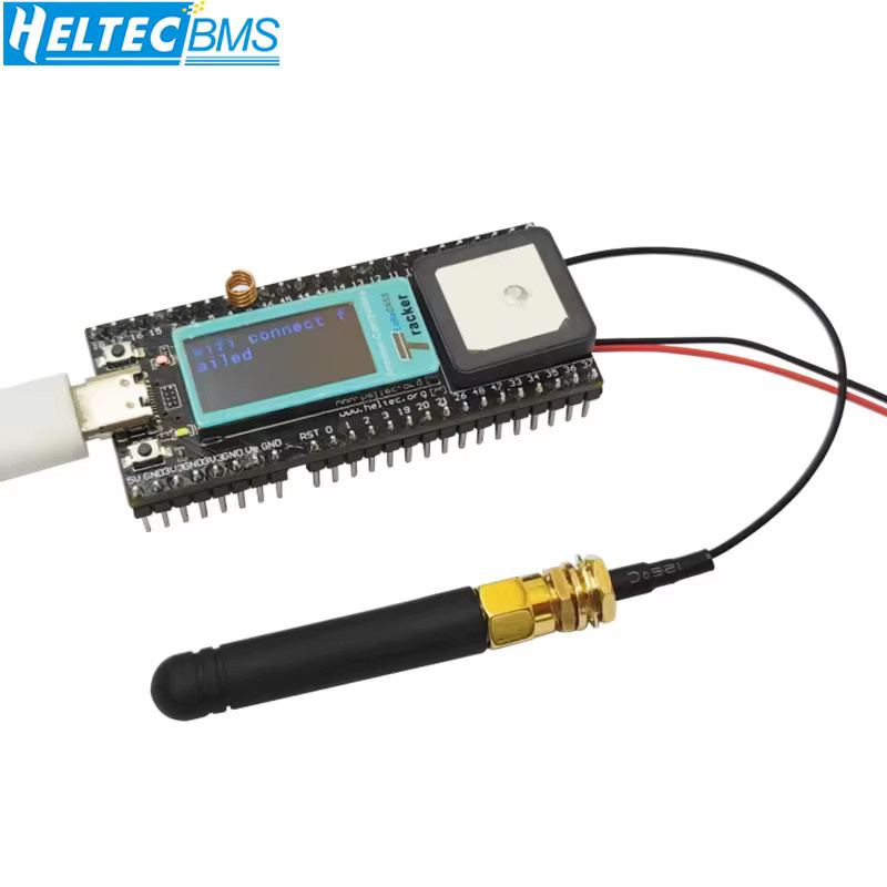 2er-Set Heltec Wireless Tracker LoRa GPS mit Wi-Fi, Bluetooth und OLED Display in Schwarz - Bild 2