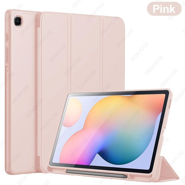 Samsung Galaxy S6 Lite 10,4 Zoll Tablet Hülle mit Stifthalter und Auto Wake/Sleep Funktion in Rosa - Bild 1