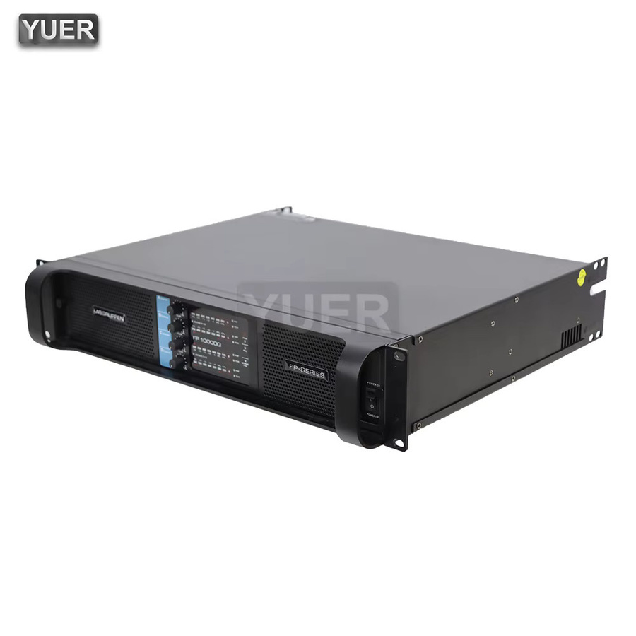 Yuer FP10000Q 4-Kanal-Leistungsverstärker mit 2500 W für Subwoofer und Line-Array-Lautsprecher in Schwarz - Bild 2
