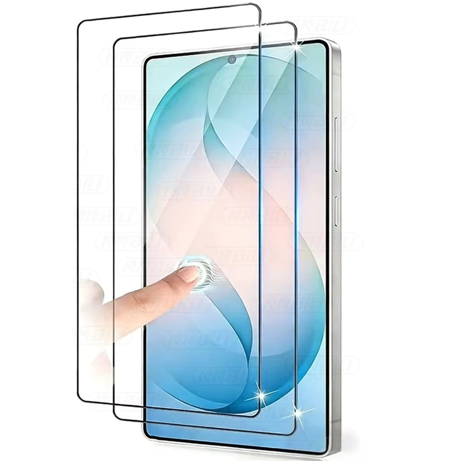 NNBILI 4er-Set Full Cover Schutzfolie aus gehärtetem Glas für Samsung Galaxy S26 Ultra und S26 Plus, transparent - Bild 5
