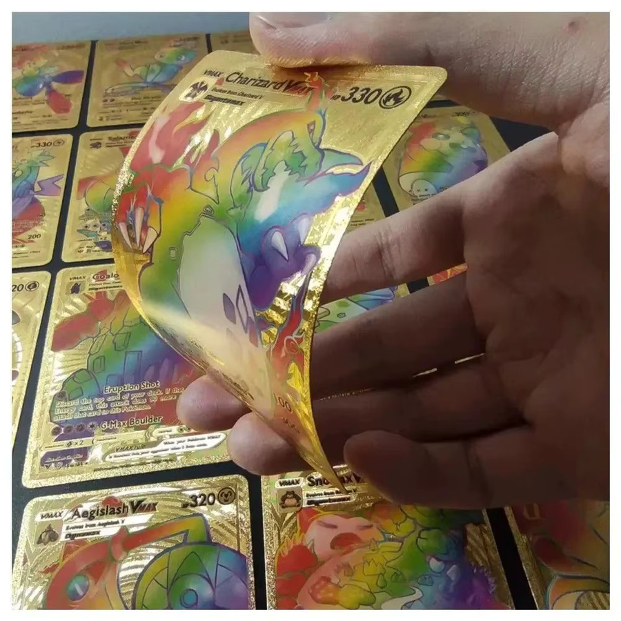 Potdemiel Pokémon Spielkarten, Gold, multilingual, 55-110 Stück - Bild 2